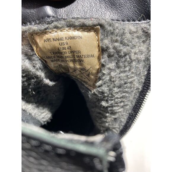 Bull Boxer Leather Boots Double Zip Mens Size 9 - Picture 7 of 7